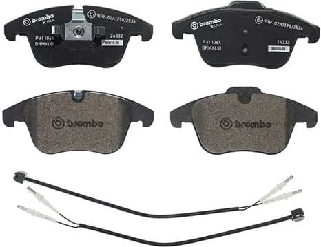 Brake Pad Set, disc brake XTRA LINE P61106X - image 2