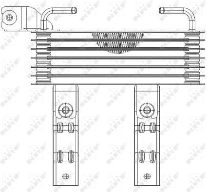 Oil Cooler, automatic transmission 31165