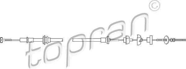 Cable Pull, clutch control 111 790