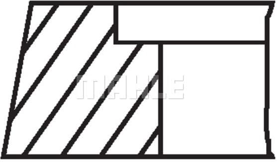 Piston Ring Set 030 31 N1 - image 2