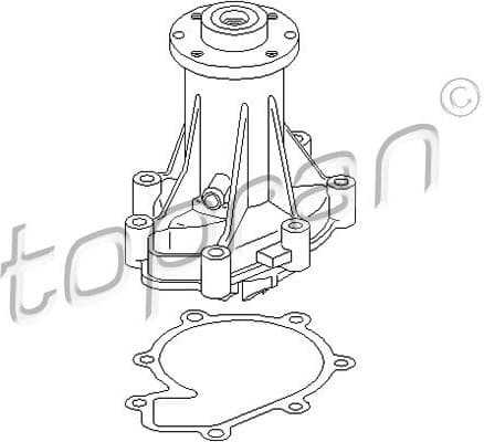 Water Pump, engine cooling 400 414