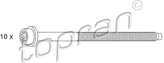 Cylinder Head Bolt Set 109 548