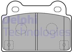 Brake Pad Set, disc brake LP2177