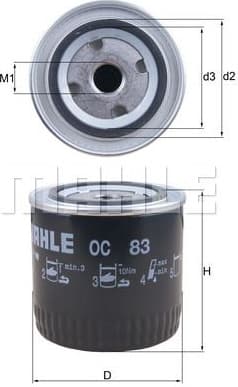 Oil Filter OC83