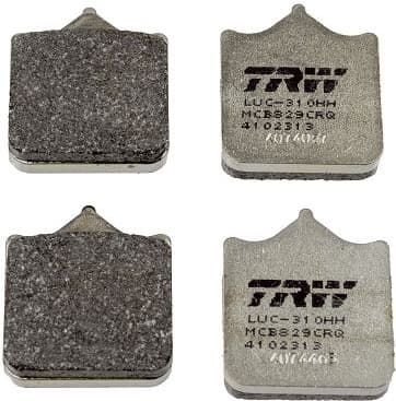 Brake Pad Set, disc brake Hyper Carbon Racing MCB829CRQ