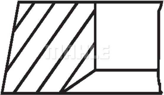 Piston Ring Set 021 93 V0 - image 2