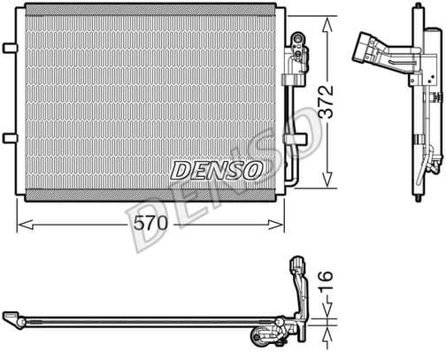 Condenser, air conditioning DCN44016