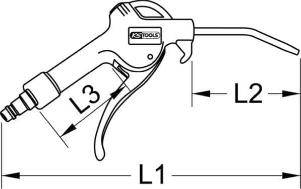 Brush/Nozzle Set, suction/blast gun 515.1903
