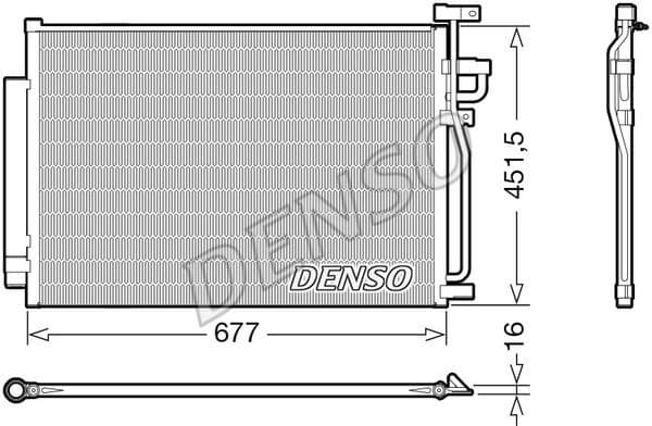 Condenser, air conditioning DCN20040