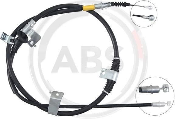 Cable Pull, parking brake K17635
