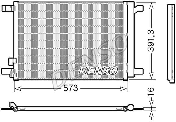 Condenser, air conditioning DCN32066