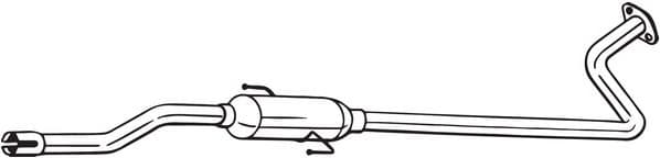 Centre Muffler 284-701