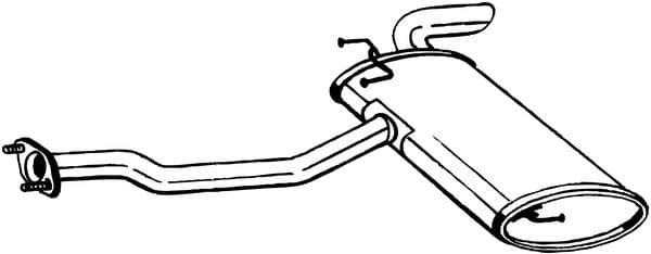 Rear Muffler 165-107