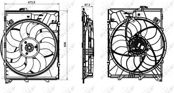 Fan, engine cooling 47863