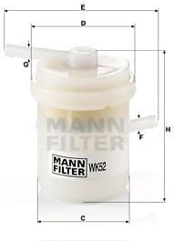 Fuel Filter WK52