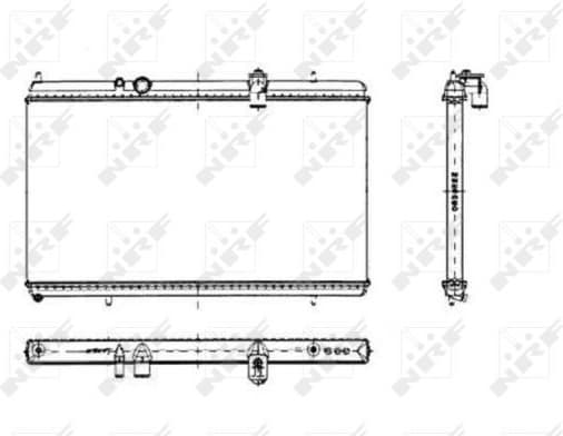 Radiator, engine cooling 50444