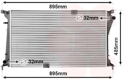 Radiator, engine cooling 43002490