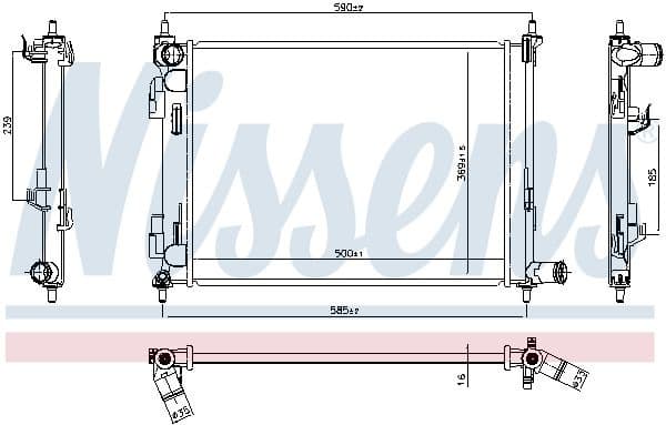 Radiator, engine cooling 606733 - image 5