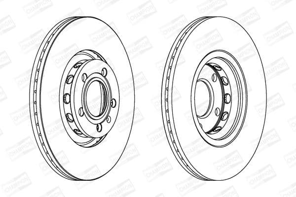 Brake discs kit front (2pcs) 561548CH - image 3