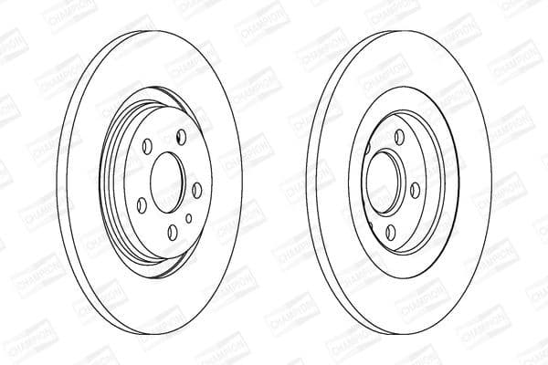 Brake discs kit rear, (2pcs) 562246CH - image 2
