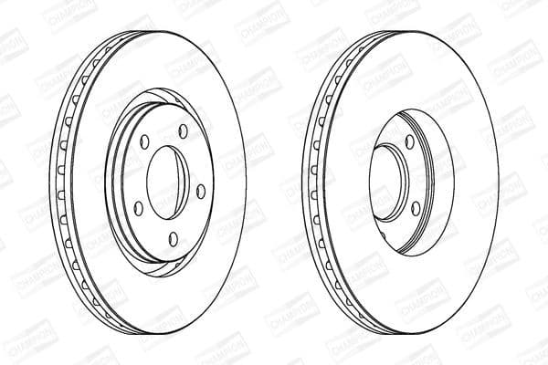Brake discs kit front (2pcs) 562292CH - image 2