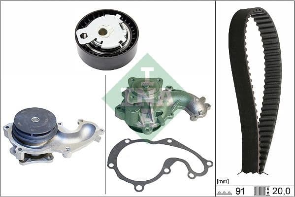 Water Pump & Timing Belt Kit 530 0142 30