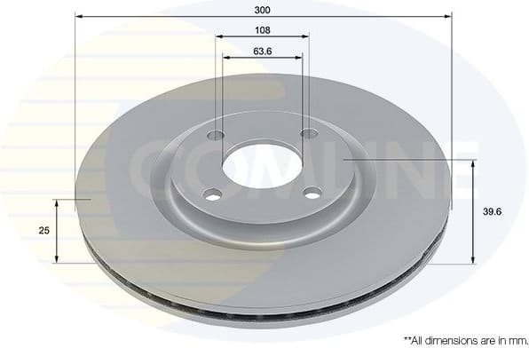 Brake Disc COATED ADC4008V