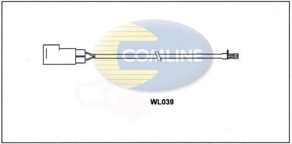 Warning Contact, brake pad wear WL039