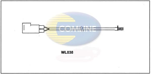 Warning Contact, brake pad wear WL038