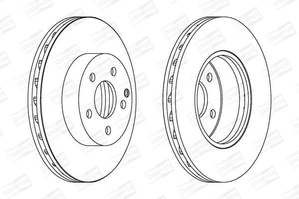 Brake discs kit front (2pcs) 562627CH - image 2