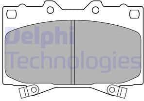 Brake Pad Set, disc brake LP1308