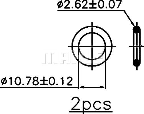 Condenser, air conditioning BEHR AC 708 000S