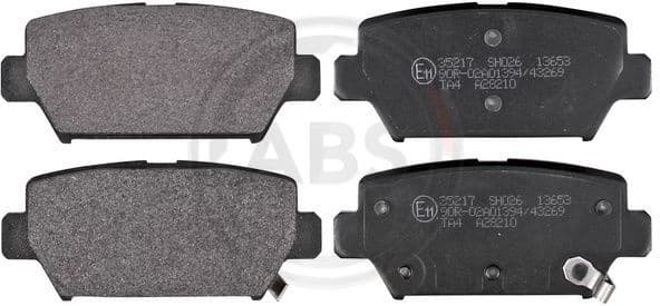 Brake Pad Set, disc brake 35217
