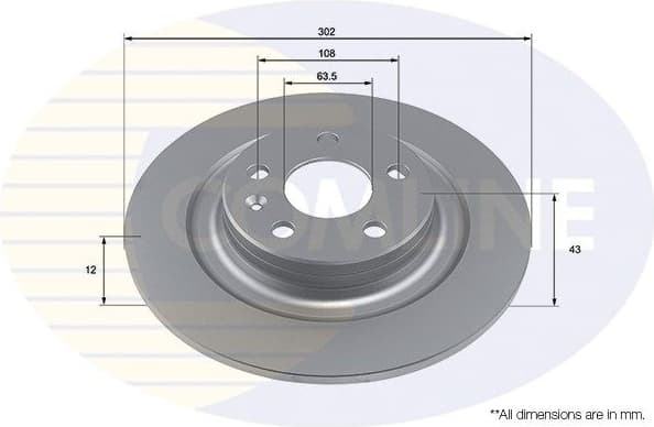 Brake Disc COATED ADC4056
