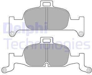 Brake Pad Set, disc brake LP3239
