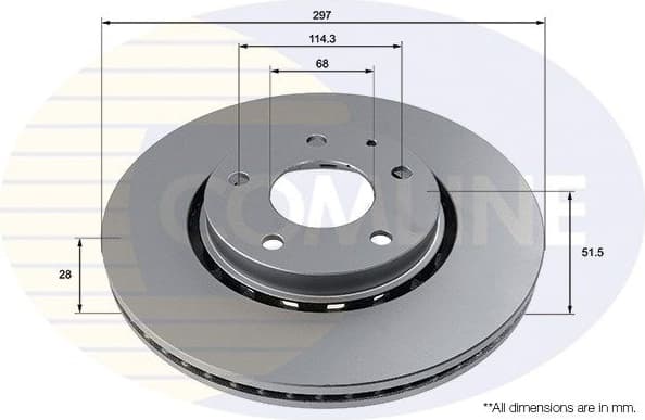 Brake Disc COATED ADC5027V