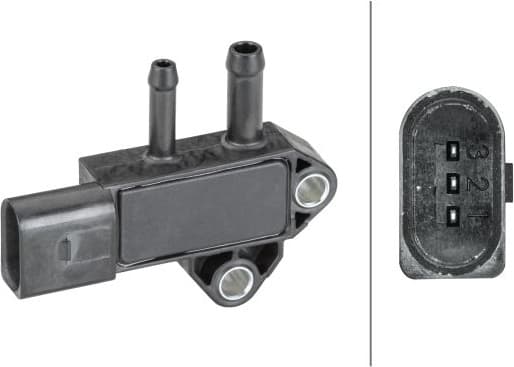 Sensor, exhaust pressure 6PP 009 409-361