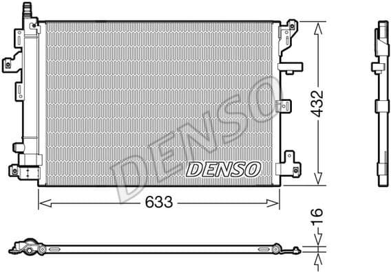Condenser, air conditioning DCN33012