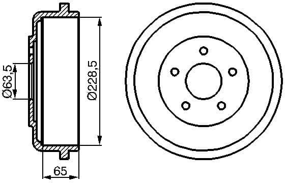 Brake Drum 0986477129 - image 5