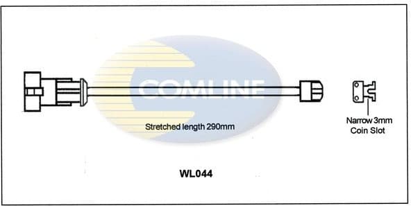 Warning Contact, brake pad wear WL044