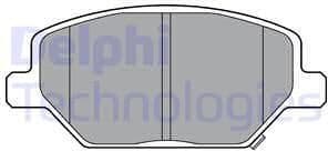 Brake Pad Set, disc brake LP3371