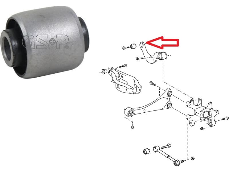 Silentblock rear axle 517258 - image 3