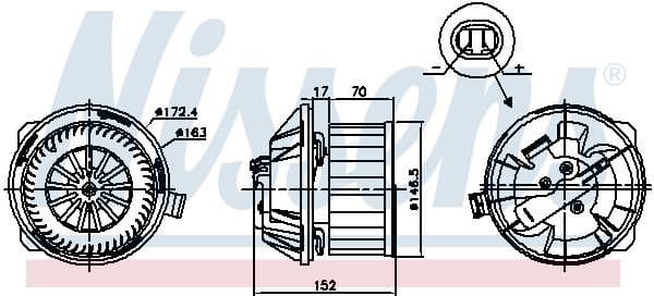 Interior Blower 87228