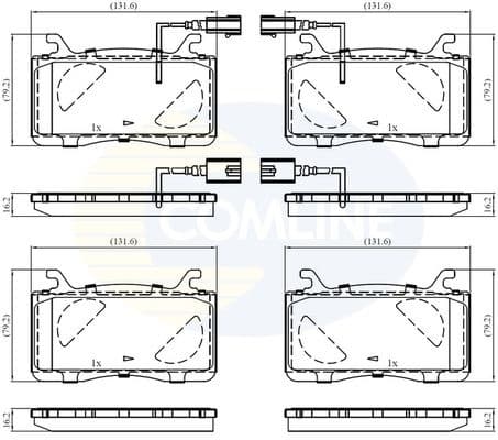 Brake Pad Set, disc brake CBP12461