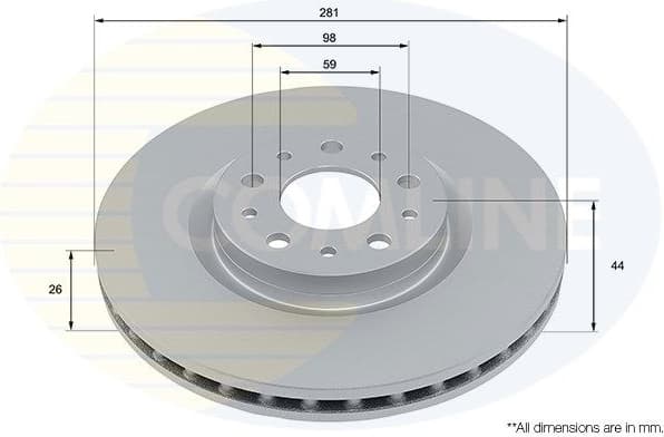 Brake Disc COATED ADC2974V