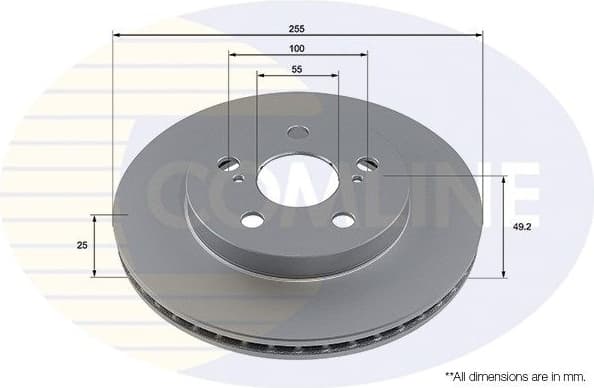 Brake Disc COATED ADC5016V