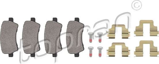 Brake Pad Set, disc brake 304 763