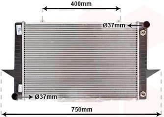 Radiator, engine cooling 59002092