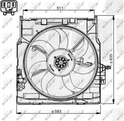 Fan, engine cooling 47733 - image 3
