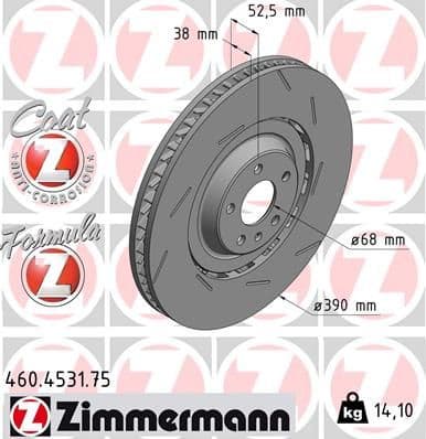 Brake Disc FORMULA Z BRAKE DISC 460.4531.75